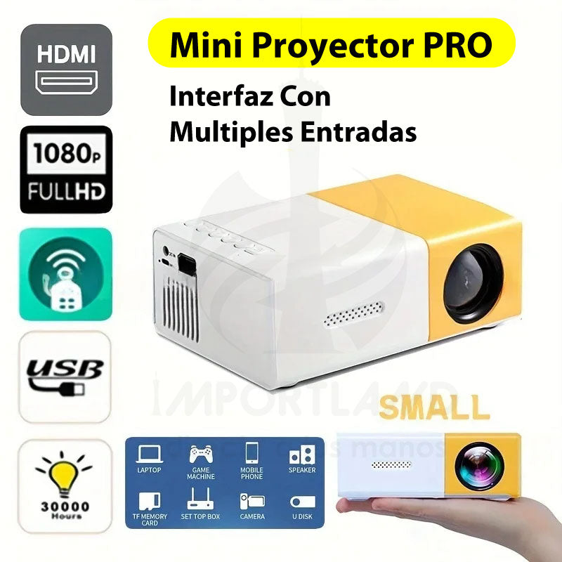 MINI PROYECTOR PRO {ENVÍO GRATIS - PAGA AL RECIBIR}🔥